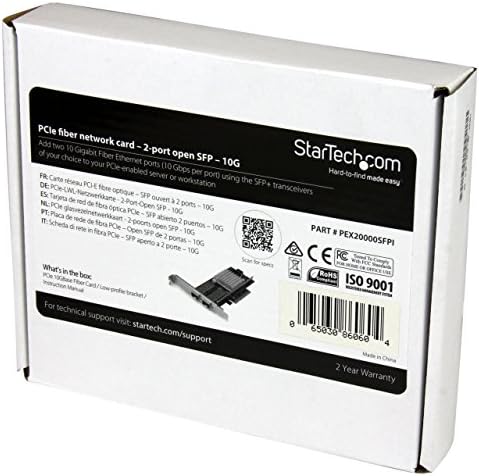 StarTech.com 10G Mreže Karticu - 2X 10G Otvori SFP+ Multimode LC Vlakna Veza - Informacije 82599 Čip gb