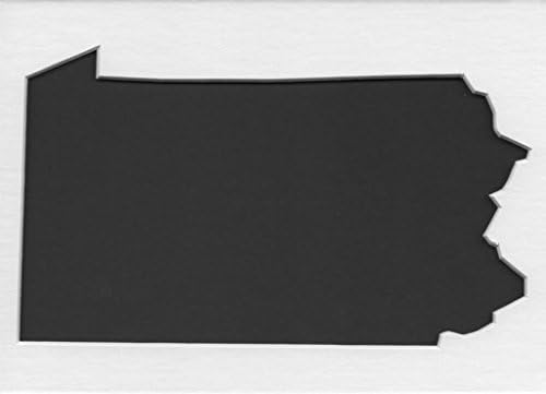5x7 Pennsylvanijska Državna Šabloni Napravljen od 4 Slojni Mat Odbor