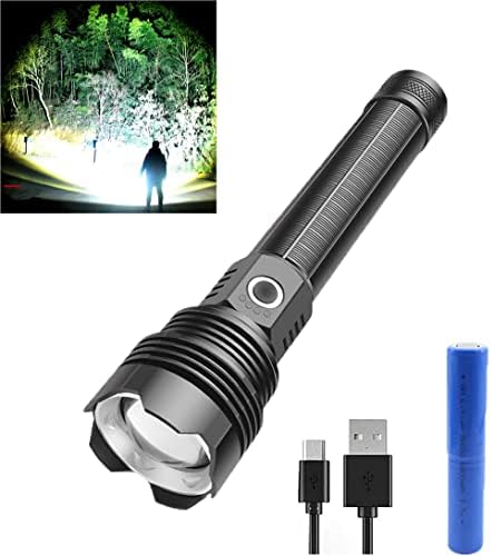 Visok moćni Lampu 10000 Lumens USB Puni 5 Nacina Zoomable Taktički Lampe Ručnim Vodootporne Lampu s Baterija
